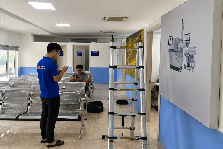 Thợ alo247 sửa điều hoà âm trần tại Hà Nội