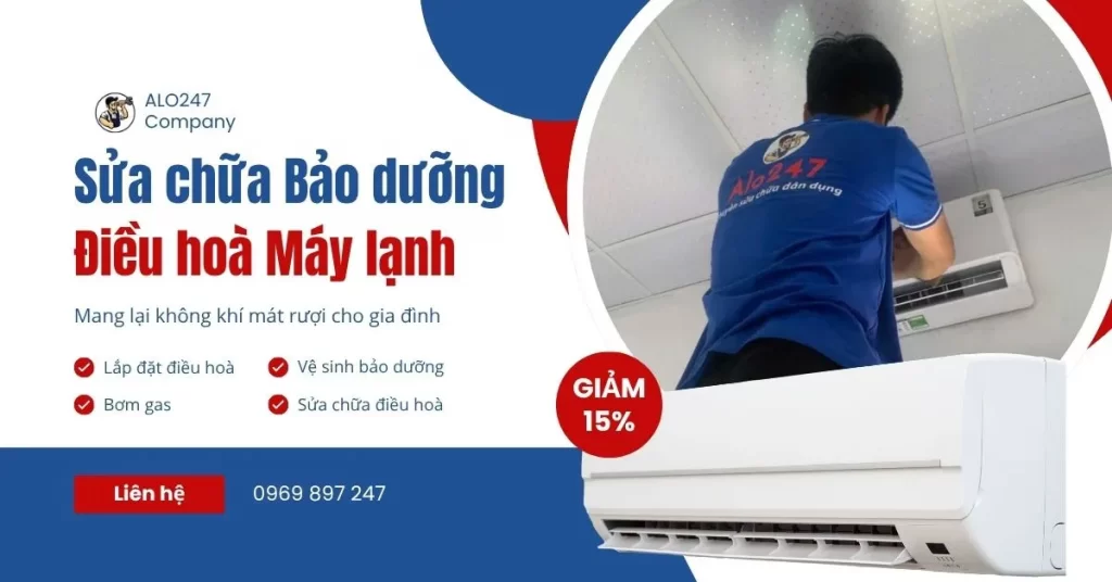 dịch vụ sửa chữa điều hoà tại nhà