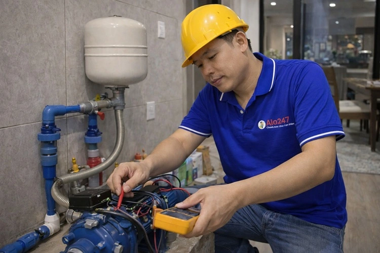 thợ alo247 sửa máy bơm tại nhà
