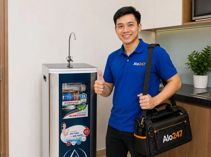 Thợ alo247 sửa máy lọc nước uy tín tại Hà Nội