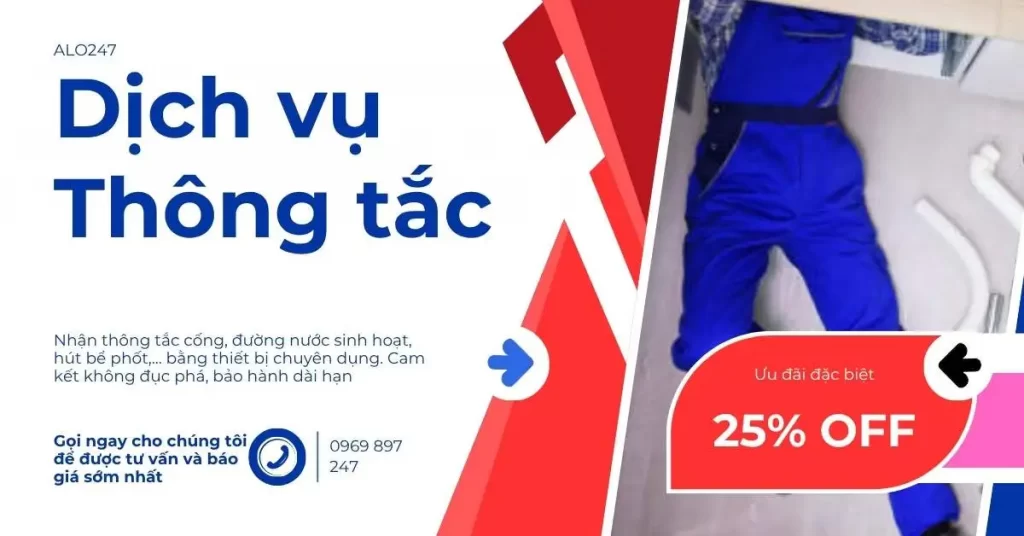 dịch vụ thông tắc alo247