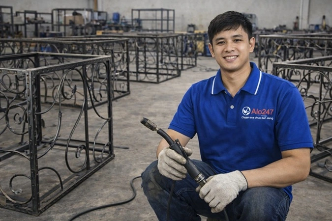 thợ alo247 gia công khung sắt theo yêu cầu