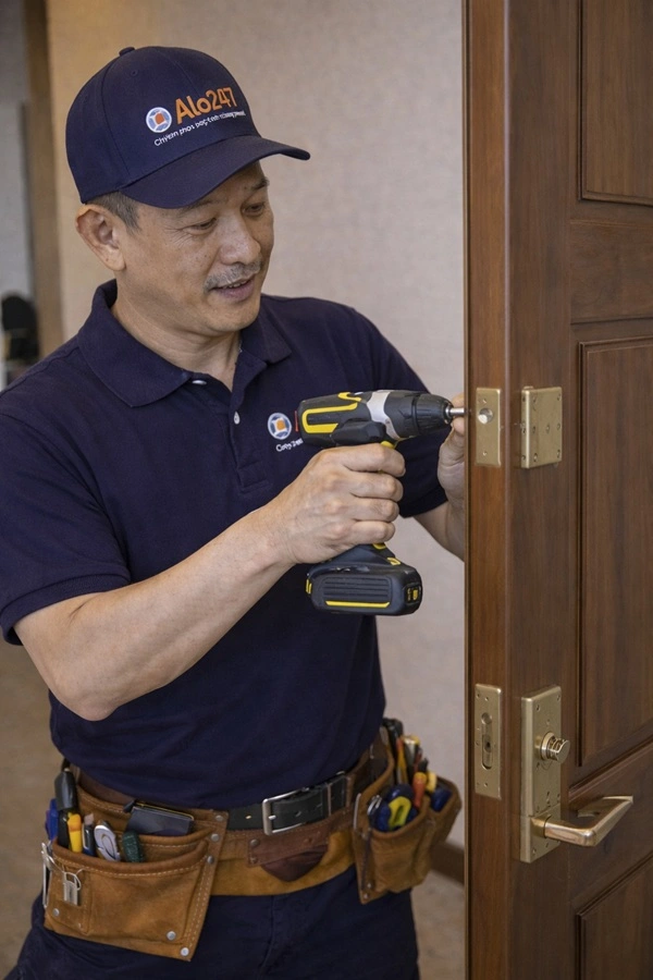 thợ sửa cửa gỗ alo247