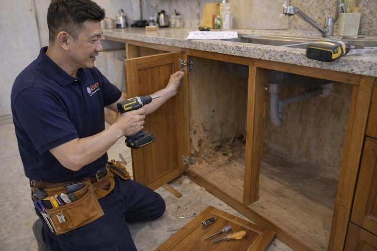 thợ sửa tủ bếp alo247