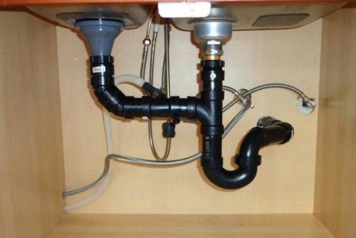 cách sửa ống nước bồn rửa chén