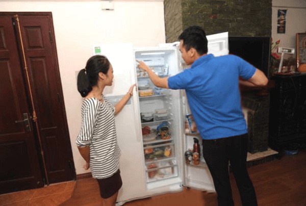 sửa tủ lạnh tại nhà em Liên Hà Đông