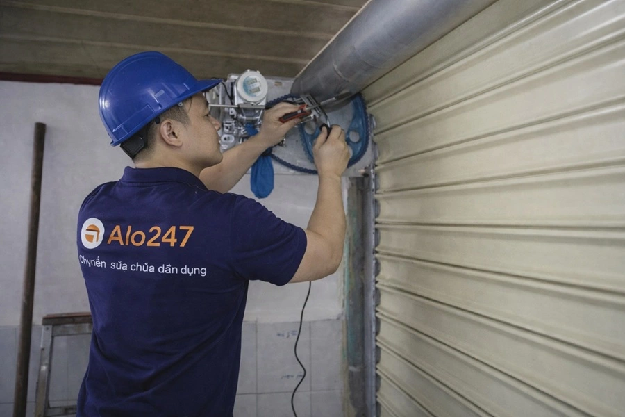 thợ alo247 sửa motor cửa cuốn