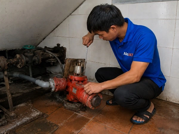 Alo247 dịch vụ sửa chữa máy bơm tận nơi tại Hai Bà Trưng