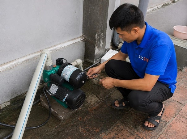 Alo247 dịch vụ sửa chữa máy bơm tận nơi tại Hoàn Kiếm