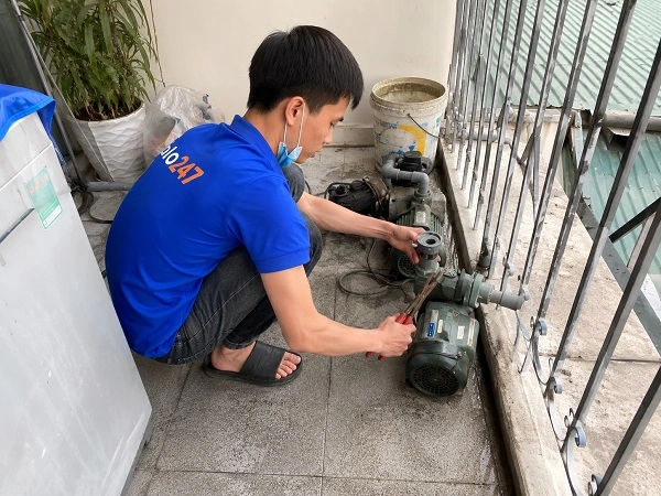 Thợ alo247 sửa máy bơm nước tại nhà phường Đống Đa