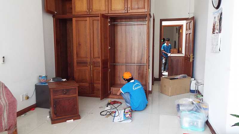 thợ sửa chữa tủ gỗ tại nhà hà nội