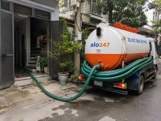 Alo247 Dịch vụ hút bể phốt trọn gói tại Hoài Đức