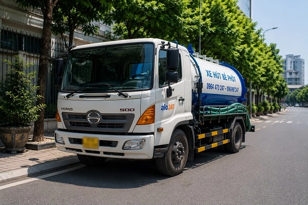 Alo247 Dịch vụ hút bể phốt trọn gói tại Mỹ Đức