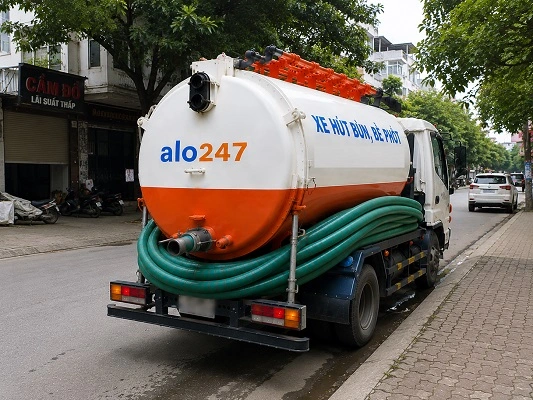 Alo247 Dịch vụ hút bể phốt trọn gói tại Thạch Thất