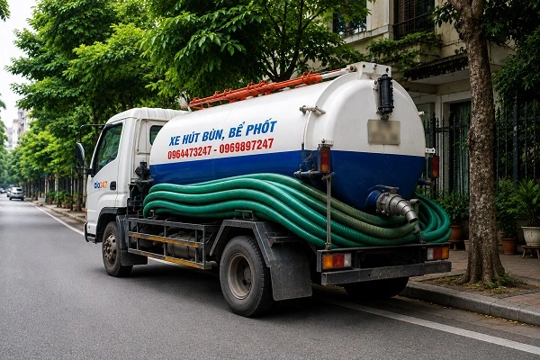 alo247 dịch vụ hút bể phốt trọn gói tại Đống Đa