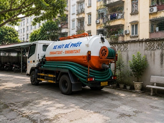 alo247 dịch vụ hút bể phốt trọn gói tại Thanh Oai
