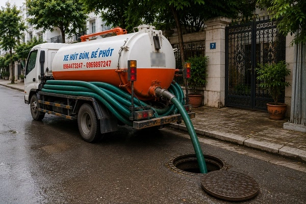 alo247 dịch vụ hút bể phốt trọn gói tại Thường Tín