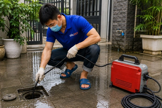 Alo247 Dịch vụ thông tắc cống uy tín tại Hà Đông