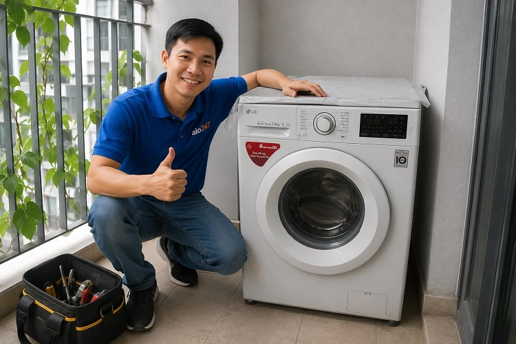 Alo247 sửa máy giặt LG uy tín