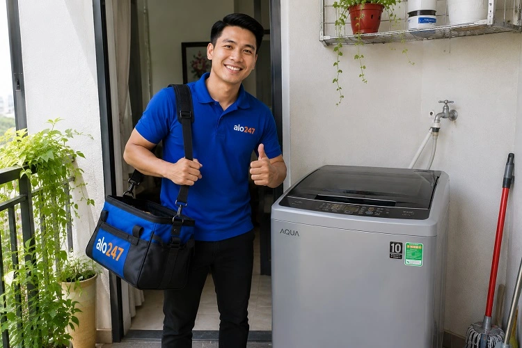 Alo247 sửa máy giặt uy tín tại Long Biên