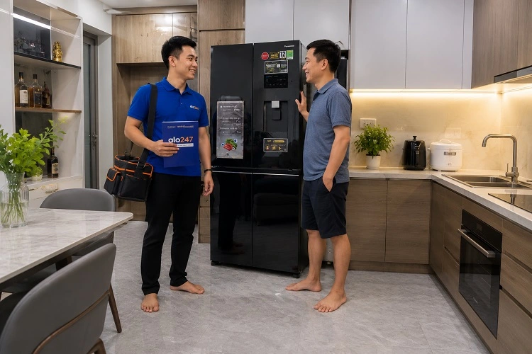 Alo247 sửa tủ lạnh Panasonic uy tín tại Hà Nội