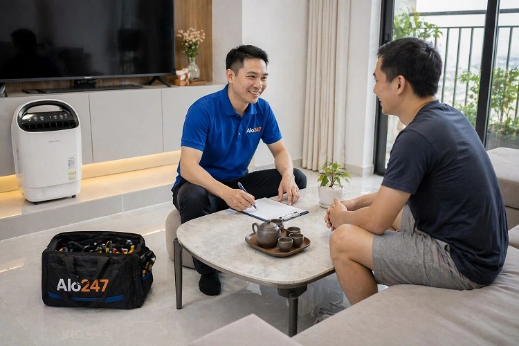 Ký bảo hành dịch vụ sửa máy hút ẩm tại Hà Nội