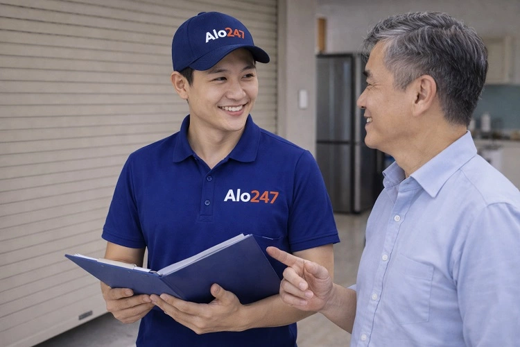 Ký bảo hành sửa chữa cửa cuốn