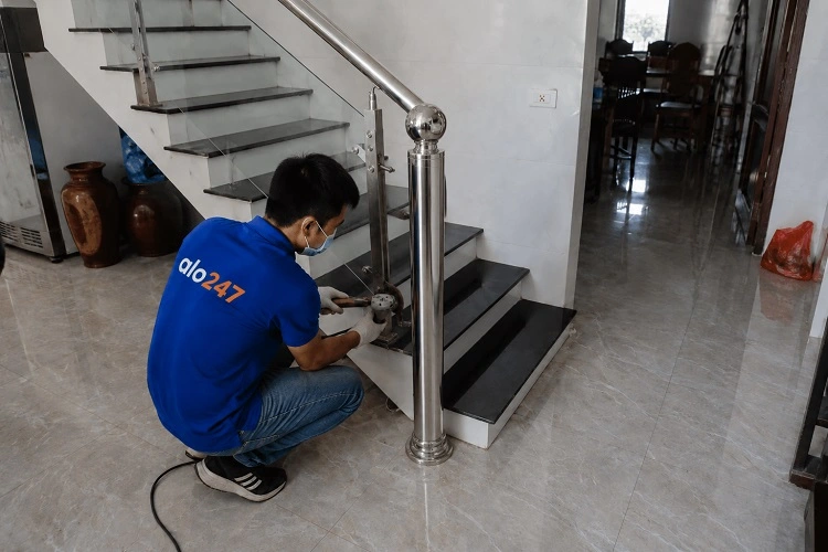 Thợ alo247 sửa chữa cầu thang uy tín tại Hà Nội
