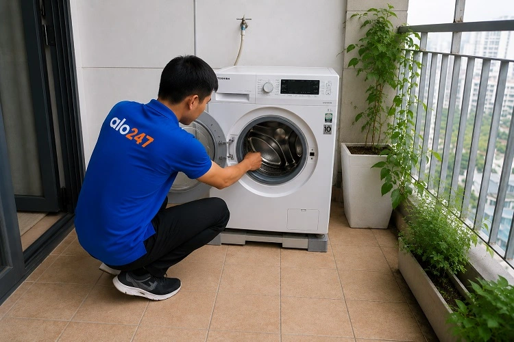 Thợ alo247 sửa chữa máy giặt tại Hoàng Mai