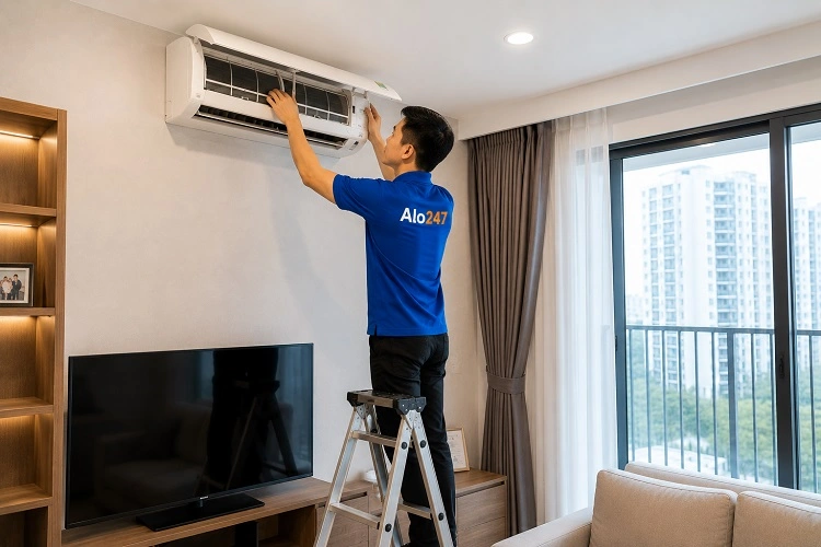 Thợ alo247 sửa điều hoà không lên nguồn tại Hoàng Mai
