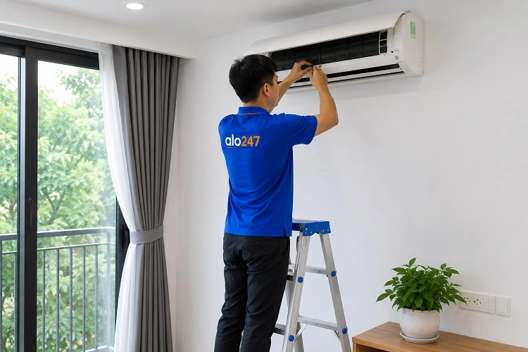 Thợ alo247 sửa điều hoà không lên nguồn tại Long Biên