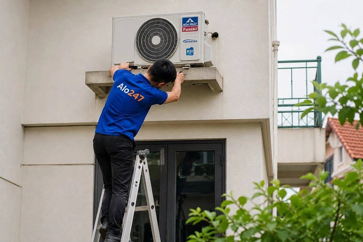 Thợ alo247 sửa điều hoà không mát tại Thanh Xuân
