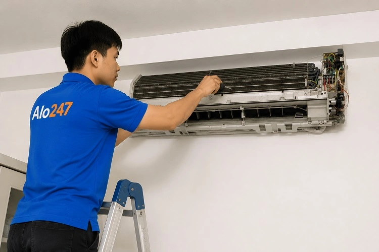 Thợ alo247 sửa điều hoà tại Ba Đình