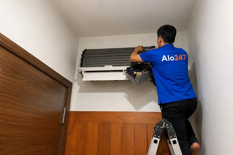 Thợ alo247 sửa điều hoà tại Đống Đa