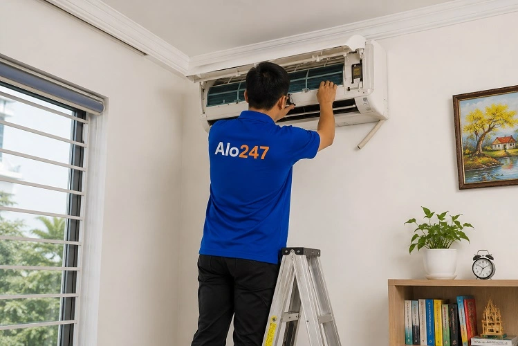 Thợ alo247 sửa điều hoà tại Hoàng Mai