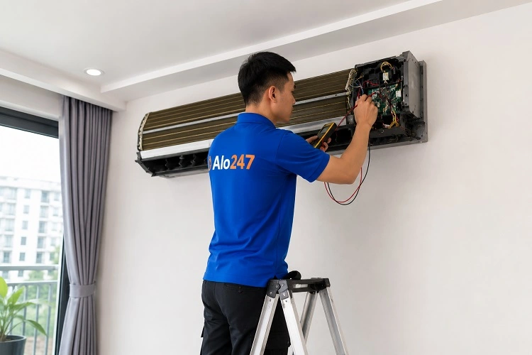 Thợ alo247 sửa điều hoà tại Thanh Trì