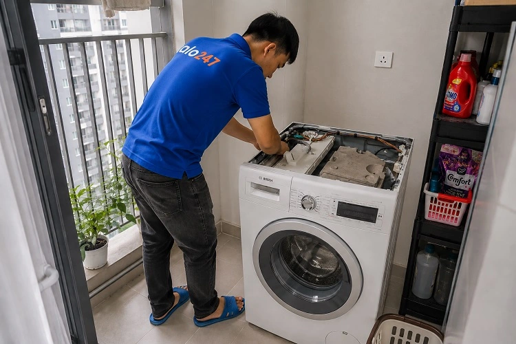 Thợ alo247 sửa máy giặt Bosch