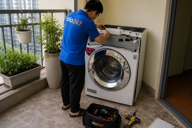 Thợ alo247 sửa máy giặt LG