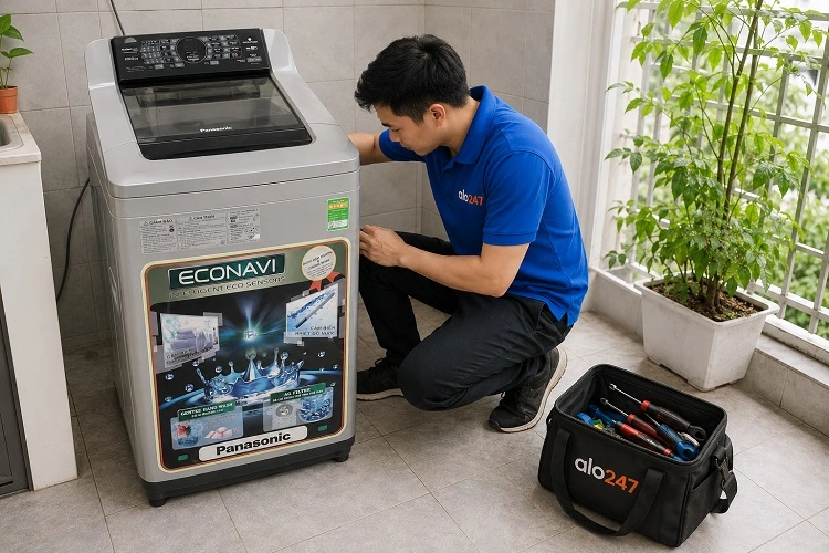 Thợ alo247 sửa máy giặt Panasonic tại nhà
