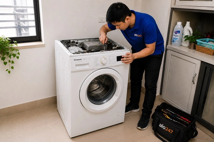 Thợ alo247 sửa máy giặt Panasonic