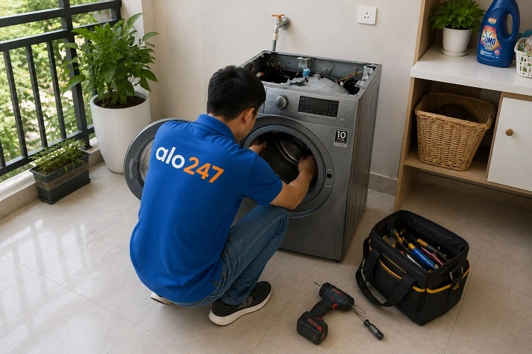 Thợ alo247 sửa máy giặt Samsung tại nhà