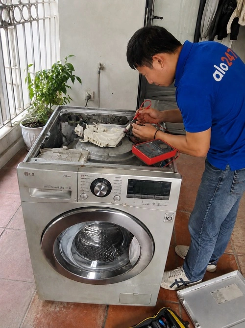 Thợ alo247 sửa máy giặt không vắt tại Hà Nội