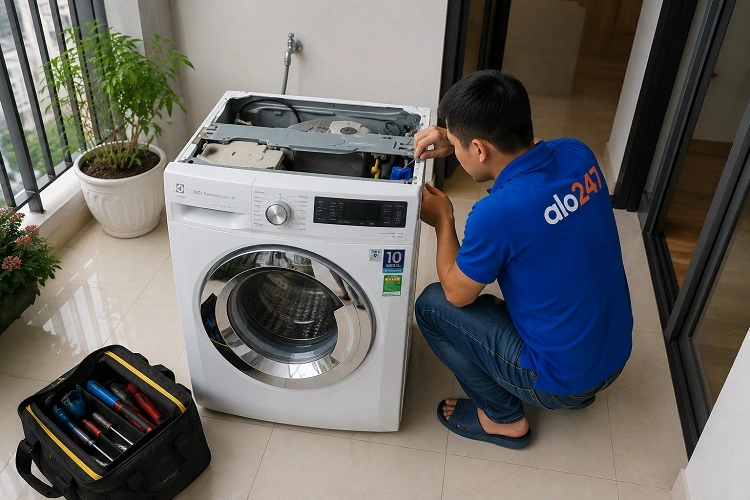Thợ alo247 sửa máy giặt tại Thanh Xuân