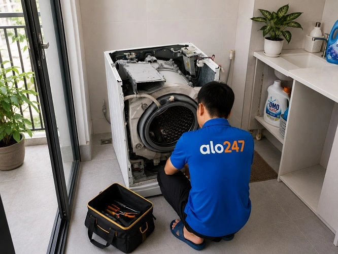 Thợ alo247 sửa máy giặt tại Từ Liêm