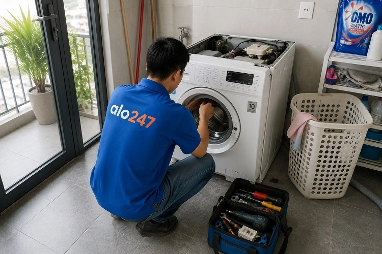 Thợ alo247 sửa máy giặt uy tín tại Thanh Trì