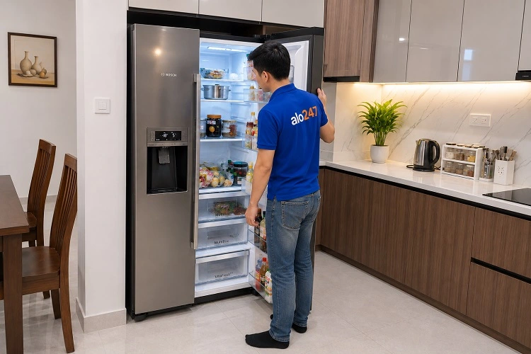 Thợ alo247 sửa tủ lạnh Bosch tại Hà Nội