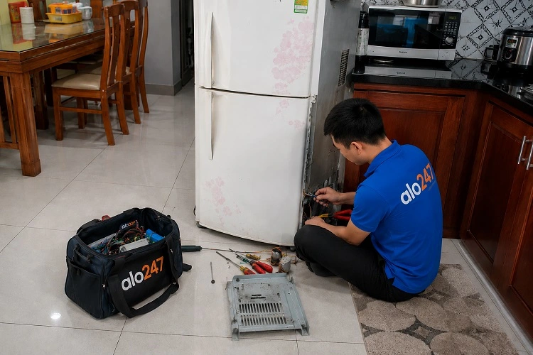 Thợ alo247 sửa tủ lạnh LG tại nhà