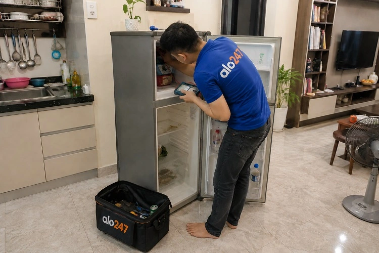 Thợ alo247 sửa tủ lạnh Sharp tại nhà