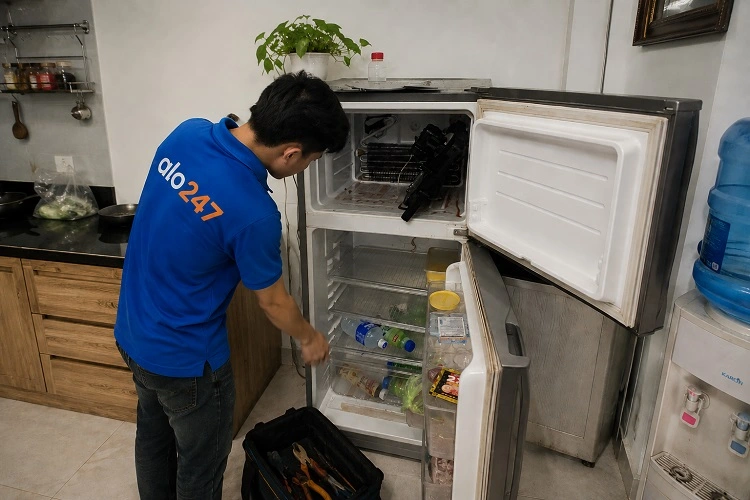 Thợ alo247 sửa tủ lạnh tại Hà Nội