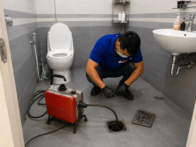 Thợ alo247 thông tắc cống tại Hoàn Kiếm